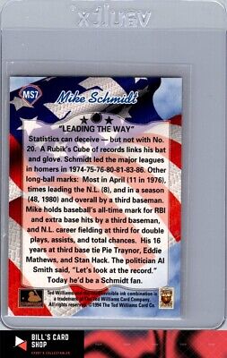 1994 Ted Williams #MS7 Mike Schmidt Mike Schmidt