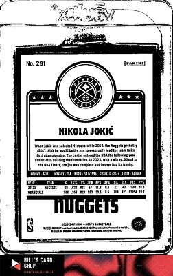 2023-24 Hoops Winter #291 Nikola Jokic