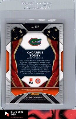 2021 Panini Prizm Draft Picks Collegiate #195 Kadarius Toney