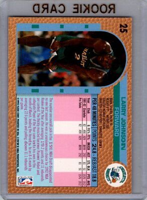 1992 Fleer Drake's #6 Larry Johnson Excellent