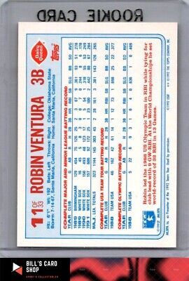 1992 Topps Dairy Queen Team USA #11 Robin Ventura