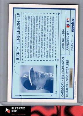 1992 Pinnacle #614 Rickey Henderson