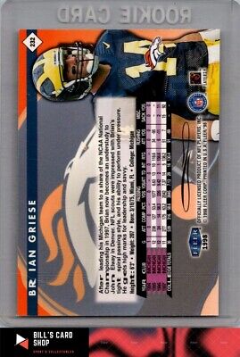 1998 Fleer Tradition #232 Brian Griese