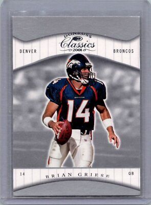 2001 Donruss Classics #24 Brian Griese Timeless Tributes #/100