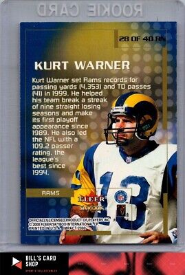 2000 Impact #28 RN Kurt Warner Rewind '99