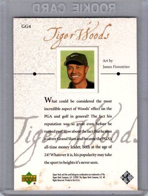 2001 Upper Deck #GG4 Tiger Woods Excellent