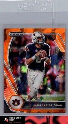 2021 Panini Prizm Draft Picks Collegiate #31 Jarrett Stidham Orange Ice