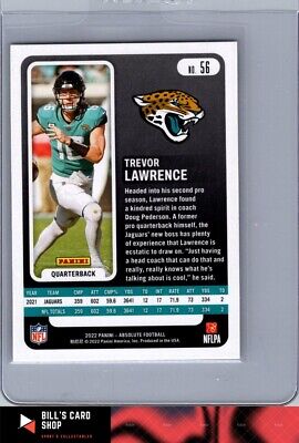 2022 Panini Absolute #56 Trevor Lawrence