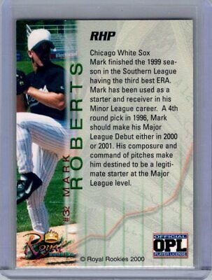 2000 Royal Rookies Futures #32 Mark Roberts Excellent