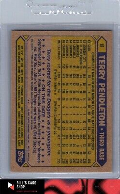 1987 Topps #8 Terry Pendleton