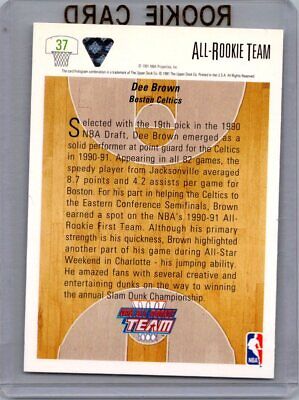 1991 Upper Deck #37 Dee Brown Excellent