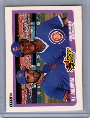 1990 Fleer #639 Howard Johnson / Ryne Sandberg SSS Excellent