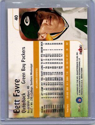 2000 Impact #40 Brett Favre Excellent