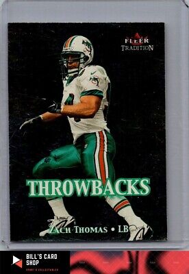 2000 Fleer Tradition #19 T Zach Thomas Throwbacks