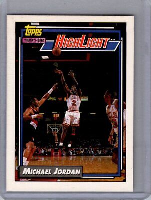 1992 Topps #3 Michael Jordan Excellent