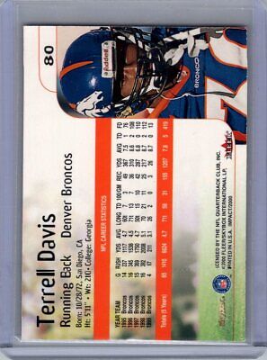 2000 Impact #80 Terrell Davis Excellent