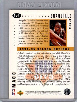 1994 Collector's Choice #184 Shaquille O'Neal Excellent