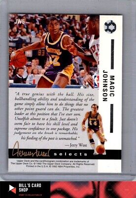 1992-93 Upper Deck #JW5 Magic Johnson Jerry West Selects