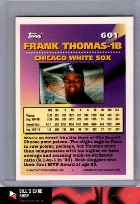 1994 Topps #601 Frank Thomas Gold