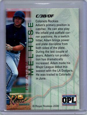 2000 Royal Rookies Futures #19 Adam Melhuse Excellent