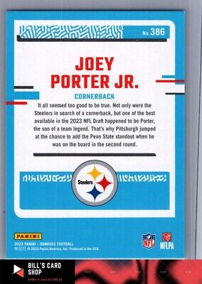 2023 Donruss #386 Joey Porter Jr.