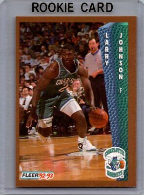 1992 Fleer Drake's #6 Larry Johnson Excellent