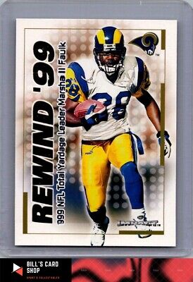 2000 Impact #35 RN Marshall Faulk Rewind '99