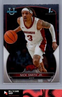 2022-23 Bowman University Chrome #1 Nick Smith Jr.