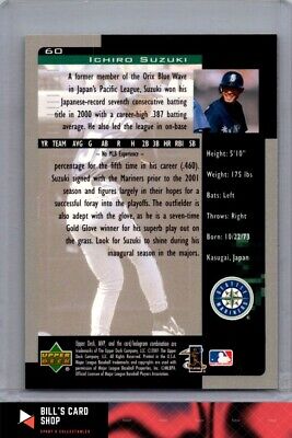 2001 Upper Deck MVP #60 Ichiro Suzuki