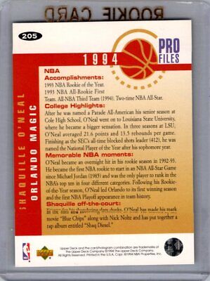 1994 Collector's Choice French #205 Shaquille O'Neal Excellent