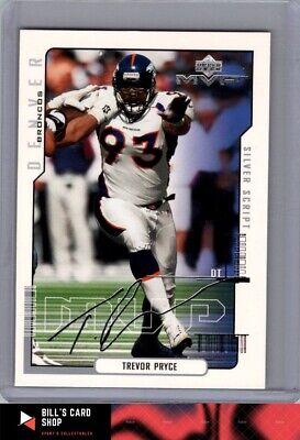 2000 Upper Deck MVP #55 Trevor Pryce Silver Script