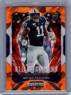 2021 Panini Orange All American #188 Micah Parsons Excellent