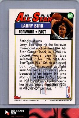 1992-93 Topps #100 Larry Bird