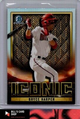 2023 Bowman Chrome #BI-13 Bryce Harper Phillies ICONIC INSERT